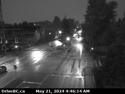 Hwy-1 (Upper Levels Highway) at Lonsdale Ave, looking south. (elevation: 132 metres) Traffic Camera