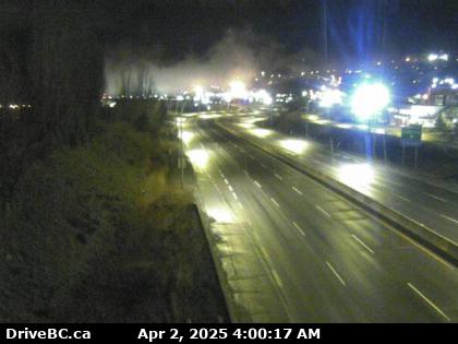 Traffic Cam Hwy-1 in Kamloops, east of Copperhead Drive, looking east. (elevation: 679 metres) Player