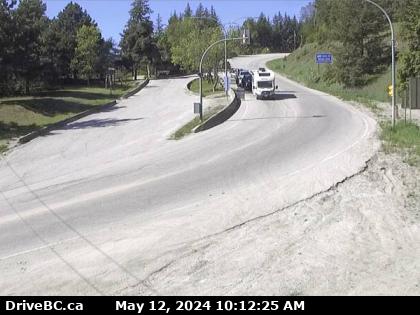 Hwy-6 at Needles Ferry landing, looking west. (elevation: 443 metres) <div style='font-size:8pt;font-style:italic'> <br><a href='https://www2.gov.bc.ca/gov/content?id=513E0912F5E548129E91DEE984DD3D2B' target='_blank'>Needles/Fauquier Ferry information</a>. For inland ferry updates, visit <a href='http://www.drivebc.ca/' target='_blank'> DriveBC </a>. </div> Traffic Camera
