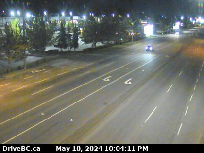 Hwy-10 at 200th St in Langley, looking east. (elevation: 18 metres) Traffic Camera