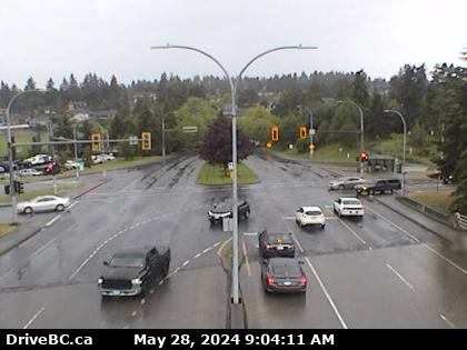Traffic Cam Hwy-1 at Helmcken overpass, looking south. (elevation: 40 metres) Player