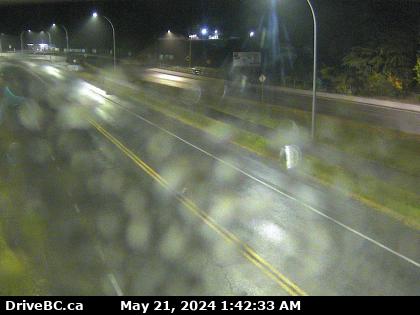Traffic Cam Hwy-14 at Lazzar Rd near Sooke, looking west. (elevation: 22 metres) Player