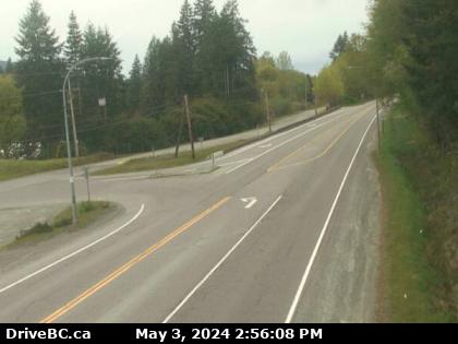 Hwy-18, at Skutz Falls Road, looking west. (elevation: 219 metres) Traffic Camera