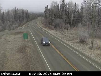 Traffic Cam Hwy-24, 63 km west of Little Fort, looking west. (elevation: 1132 metres) Player