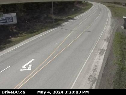 Traffic Cam Junction of Hwy-16 and Hwy-37, near Kitwanga, looking west on Hwy-16. (elevation: 183 metres) Player