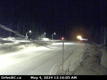 Traffic Cam Hwy-1, near Parks Headquarters at Glacier National Park, 72 km east of Revelstoke, looking east. (elevation: 1330 metres) Player