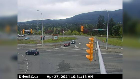 Nanaimo › West: Hwy 19 at Northfield Rd in - looking west Traffic Camera