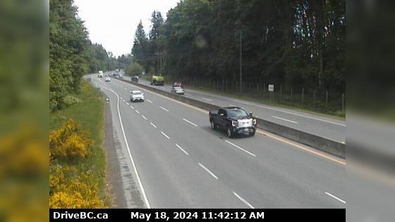 Area A › North: Hwy 1, at Vowels Rd next to Nanaimo Airport, looking north Traffic Camera