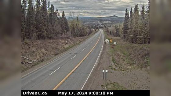 Traffic Cam Topley › West: On Hwy 16, 39 km west of Burns Lake looking west Player