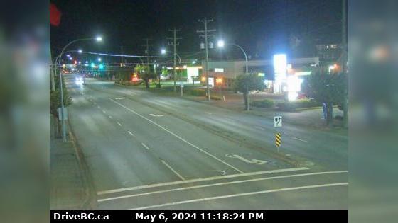 Duncan › North: Hwy 1 in - at Trunk Rd, looking north Traffic Camera