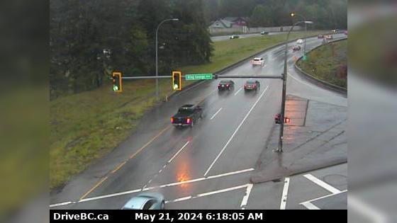 Traffic Cam Surrey › West: Hwy 10 at King George Blvd, looking west on Hwy Player