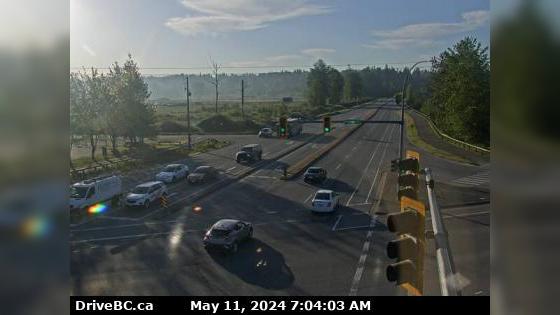 Surrey › South-East: Hwy 15 at Fraser Hwy (1A) looking south-east on Fraser Hwy Traffic Camera