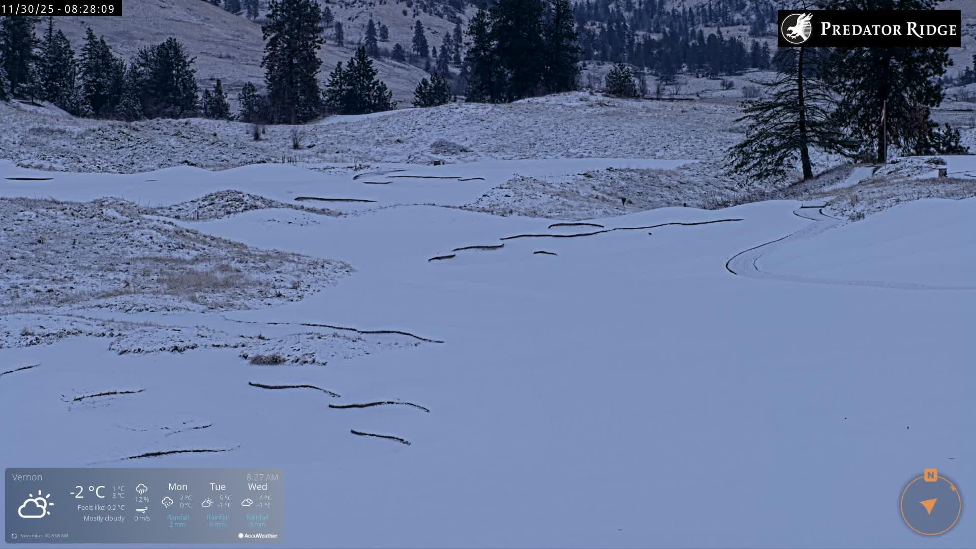 Traffic Cam Vernon › East: Predator Ridge Resort Player