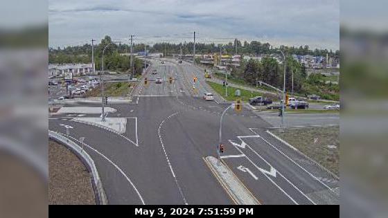 Traffic Cam Pitt Meadows › South: Golden Ears Way at Hwy 7 (Lougheed Highway), looking south Player