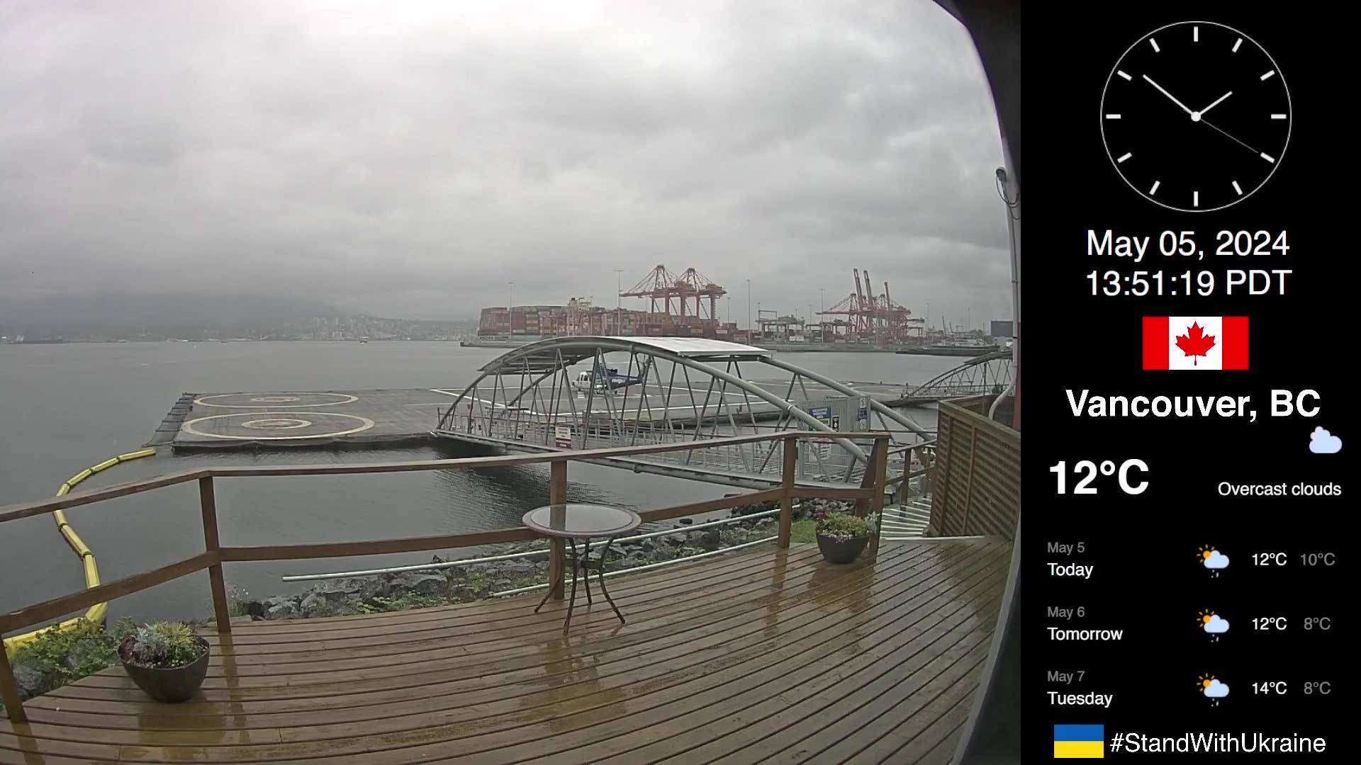 Traffic Cam Vancouver › North-East: Burrard Inlet Player