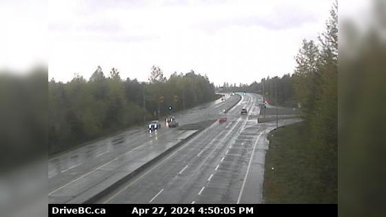 Area C › North: Hwy 19 at Hamm Road, about 25 km north of Courtenay, looking north Traffic Camera