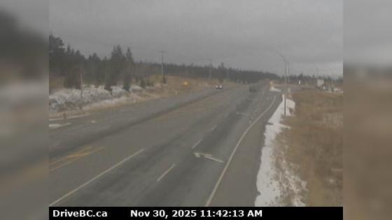 Clinton › North: Hwy 97, 8 km north of - just before Big Bar rest area, looking north Traffic Camera