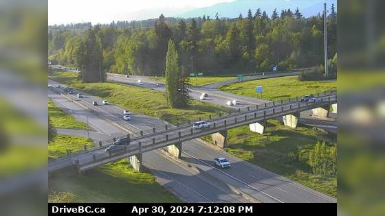 Traffic Cam Township of Langley › West: Hwy 1 at 232nd St. overpass, looking west Player