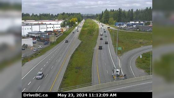 Traffic Cam Abbotsford › West: Hwy 1 at Clearbrook Rd, looking west Player