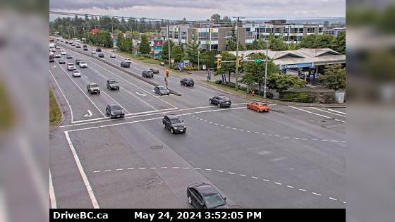 Traffic Cam Surrey › East: Hwy 10 at 152<sup>nd</sup> Street, looking east on Hwy Player