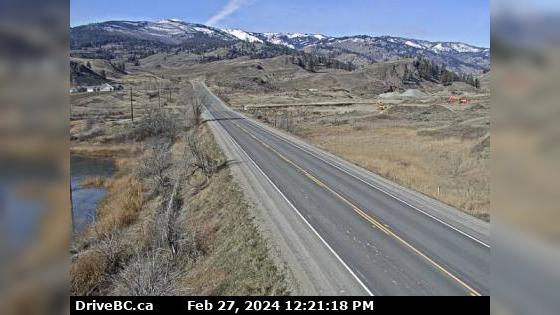 Oliver › West: Hwy 3, next to Conifryd Lake, looking west Traffic Camera