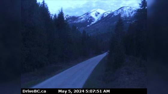 New Denver › West: Hwy 31A, at Retallack between - and Kaslo, looking west Traffic Camera