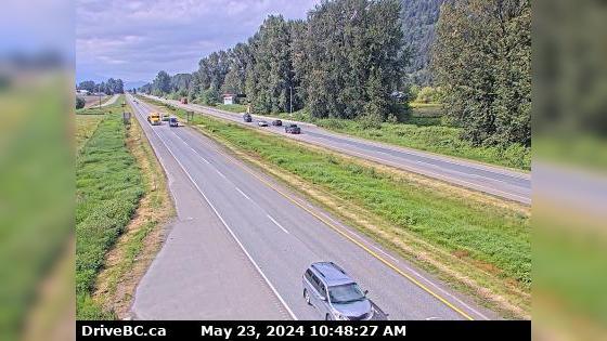 Traffic Cam Abbotsford › West: Hwy 1 at the Vedder Canal Bridge, looking westbound Player