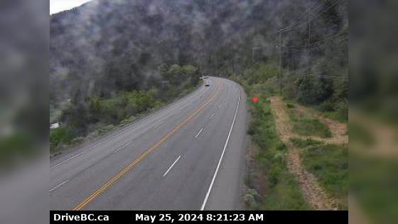 Area I › East: Hwy 1, 6 km east of Lytton Airport, looking east Traffic Camera