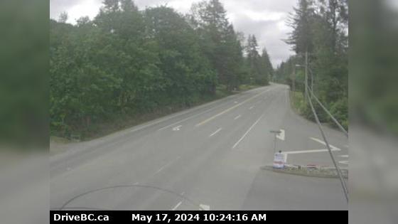 Chilliwack › West: Hwy 7 (Lougheed Hwy) at Highlands Blvd, approximately 3 km east of Harrison Mills, looking east Traffic Camera