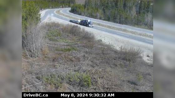 Peachland › West: Hwy 97C (Okanagan Connector), about 22 km west of 97/97C Jct, looking west Traffic Camera