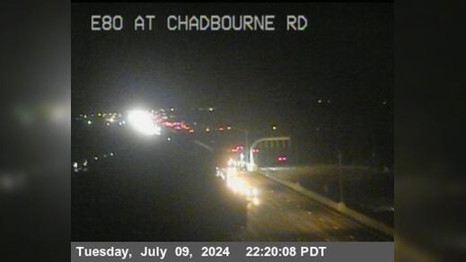 Traffic Cam Fairfield › East: TV984 -- I-80 : AT AT CHADBOURNE RD Player