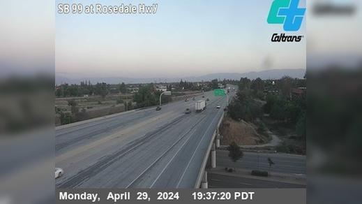 Bakersfield › South: KER-99-ROSEDALE HWY Traffic Camera
