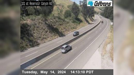 Traffic Cam San Luis Obispo › North: US-101 : Reservoir Canyon Road Player