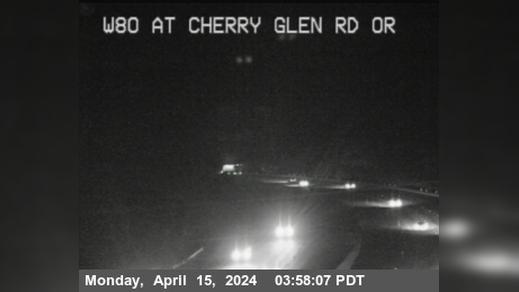 Traffic Cam Vacaville › West: TV993 -- I-80 : AT CHERRY GLEN RD OR Player