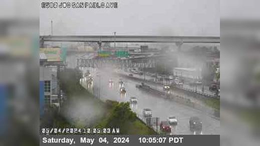 Traffic Cam Oakland › East: TV104 -- I-580 : AT PERALTA ST Player
