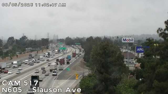 Santa Fe Springs › North: Camera 517 :: N605 - SLAUSON AVE: PM 11.4 Traffic Camera