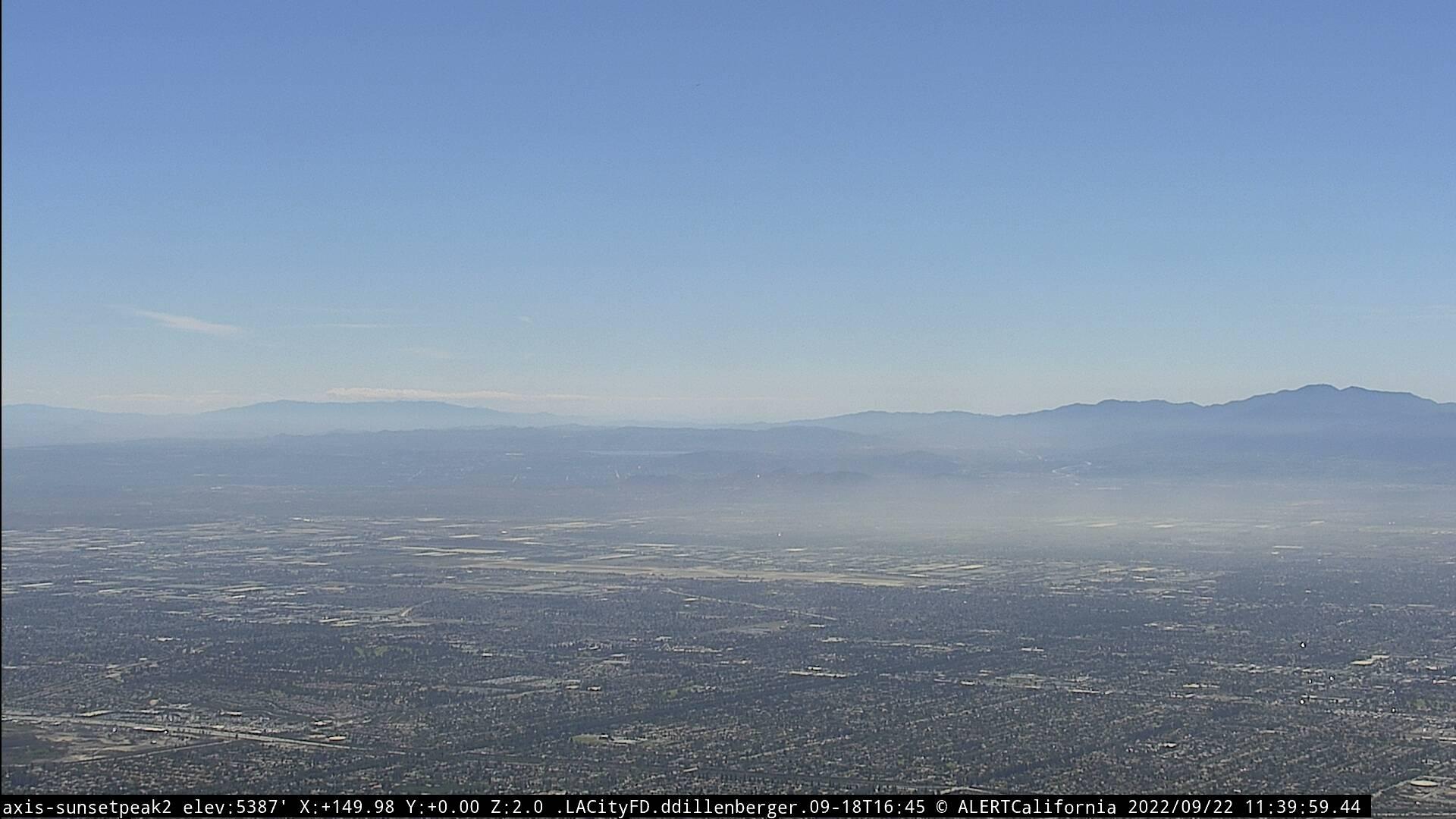 Claremont: Sunset Peak Traffic Camera