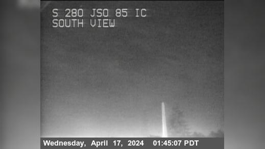 Traffic Cam Sunnyvale › South: TVC43 -- I-280 : Just South Of SR-85 Player
