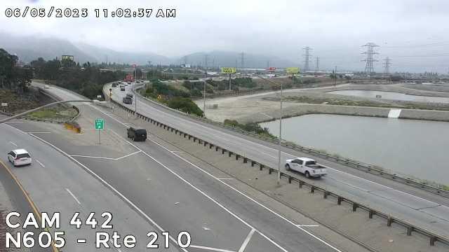 Irwindale › North: Camera 442 :: N605 - S/O ROUTE 210: PM 25.5 Traffic Camera