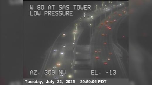 San Francisco: TVD32 -- I-80 : Bay Bridge SAS Tower East Traffic Camera