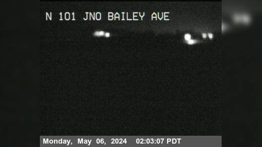 Traffic Cam Coyote › North: TVB49 -- US-101 : North Of Bailey Avenue Player