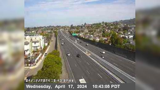 Traffic Cam Richmond › West: TV502 -- I-80 : Before Central Avenue Player