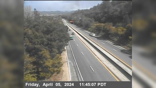 Scotts Valley › South: TVA53 -- SR-17 : Just South Of Granite Creek Overcross Traffic Camera