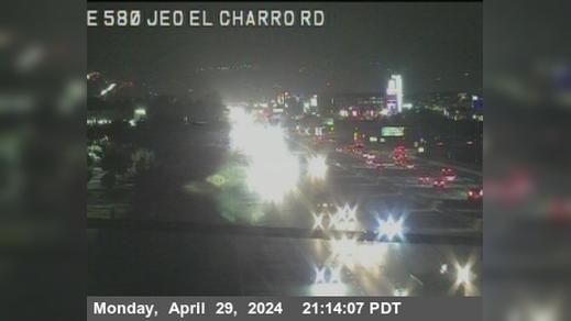 Traffic Cam Pleasanton › East: TVA24 -- I-580 : East Of El Charro Road Player