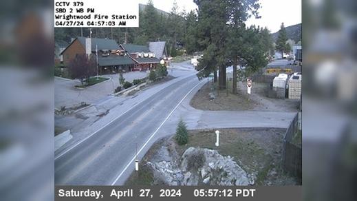 Traffic Cam Wrightwood › West: SR-2 : (379) - Fire Station Player