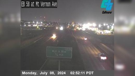 Traffic Cam Bakersfield › West: KER-58-VERNON AVE Player