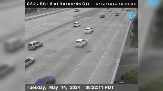 Rancho Bernardo › South: C082) SB 15 : Bernardo Center Drive Traffic Camera