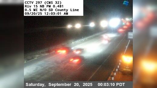 Traffic Cam Rainbow › North: I-15 : (297) 0.5 mi N/O SD County Line Player