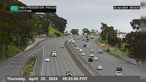 Traffic Cam San Clemente › North: I-5 : Presidio Drive On Player