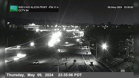 Traffic Cam Mission Viejo › North: I-5 : Alicia Parkway Player